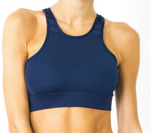 Load image into Gallery viewer, The "A-List" Sports Bra - Navy Blue