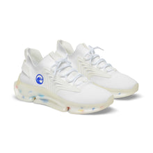 Load image into Gallery viewer, White Knit Men’s Mesh Sneakers | Lightweight Athletic Shoes
