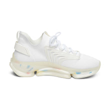 Load image into Gallery viewer, White Knit Women's Mesh Sneakers | Lightweight Athletic Shoes
